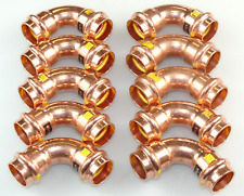 10x VIEGA PROFIPRESS GAS BOGEN 22 MM x 90° I.I PRESSFITTINGE SANPRESS