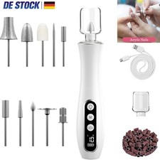 Maniküre Feile Profi Elektrisch Nail Art Nagelfräser Nagelfeile Pediküre set