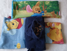 4 tlg. Set Winnie Pooh Bettwäsche, Kuscheldecke u. Kinderbademantel Gr. 116/122