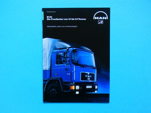 Prospekt lkw man m90 - -,