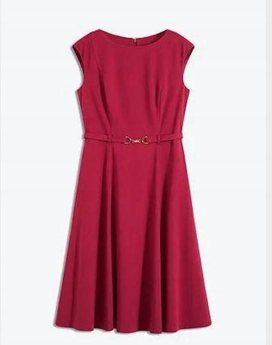 Kleid dunkelrot damen - kleid, gr.