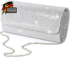 Silber Clutch Tasche