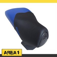 Sitzbezug Sitzbankbezug Aprilia SR 50 R / Factory Opticparts DF (schwarz/blau)