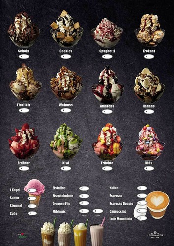 Stück eis to go - --,