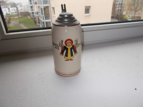 Alter bierkrug gruss - alter, aus