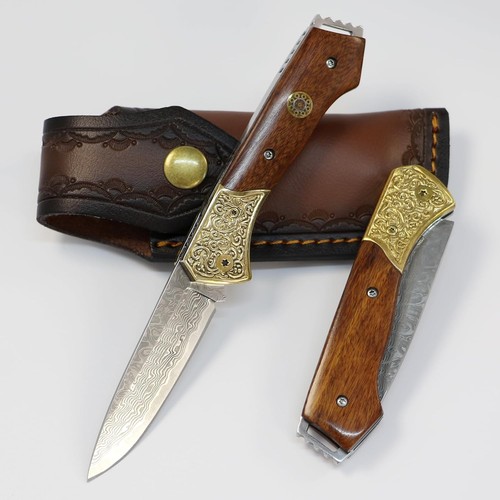 Damast taschenmesser vintage - taschenmesser,