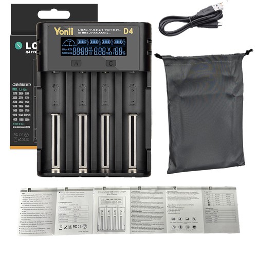 Akku ladegerät 4slots - ladegerät,