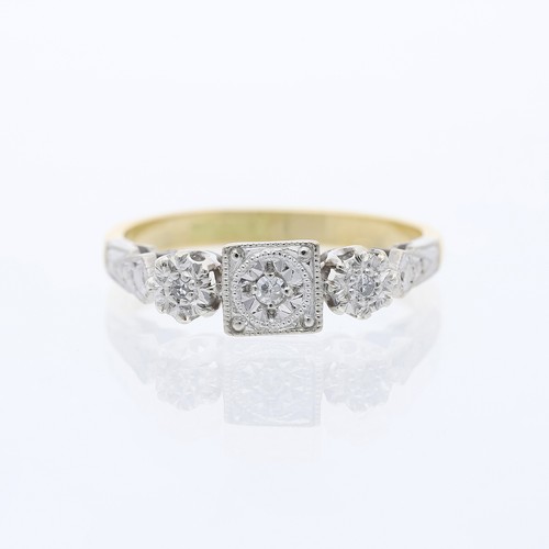 Antiker ring brillanten - ring,