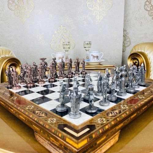 Schachspiel handarbeit - schachspiel,