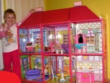 XXL Barbie Haus mit möbel 