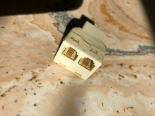 RJ11 Y Splitter Adapter Verteiler Telefon Doppler T Verteiler für Telefon Kabel