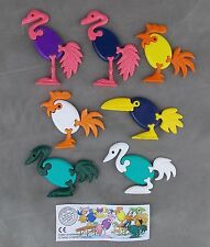 Bunte Vogelwelt 1997 D Auswahl mit Beipackzettel Hartplastik-Steckpuzzle Ü-Ei