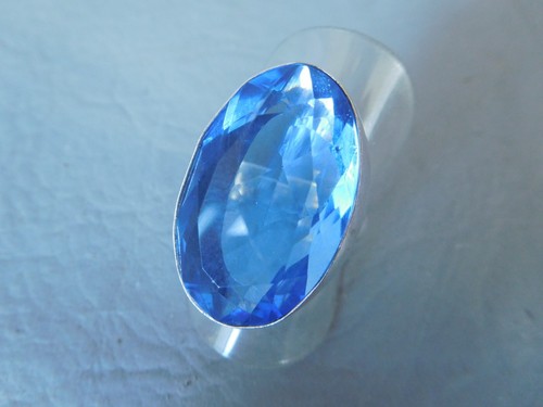 Ring oval cocktail grau - ring,