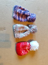 3 Eier Mützen / Eierwärmer in Mützen Form / verschiedenen Farben / Handmade