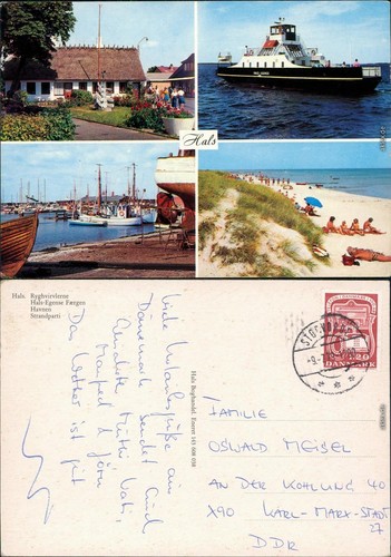 Ansichtskarte hals - hals, (dänemark)