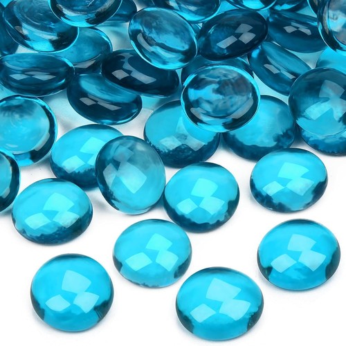 Glassteine deko 900g blau - glassteine,