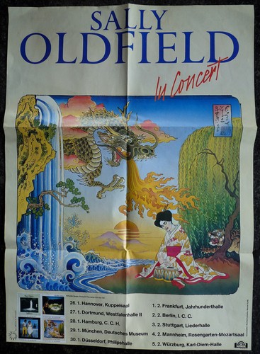 Konzert plakat sally oldfield - plakat,