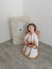 großer Bozener Engel * Thun Keramik * 36 cm Creme Gold in OVP