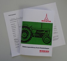 Bedienungsanleitung Deutz D 8005 mit Motor F6L812