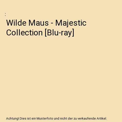 Wilde maus majestic - wilde,
