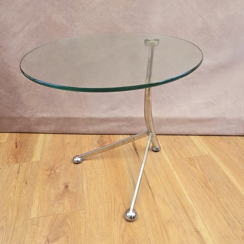 Vintage chrom glas tripod - vintage,