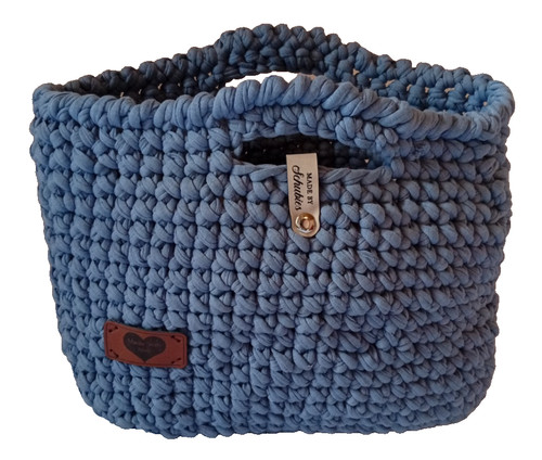 Selbstgehäkelte handtasche - handtasche, in