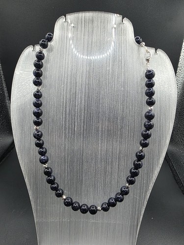 Blaufluß kette 8mm - blaufluß,