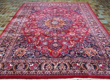 Feiner Handgeknüpft Perser Orientteppich SARUK Rug Carpet Naturfarben 338x247cm