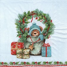 4 lose Servietten Napkins