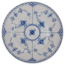 Kuchenteller Dessertteller Royal Copenhagen Musselmalet Halbspitze I. Wahl gebra