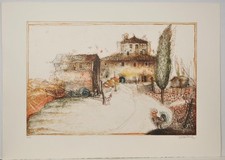 Simon Dittrich/Farbradierung/ 1989 / E.A. Exemplare/ handsigniert