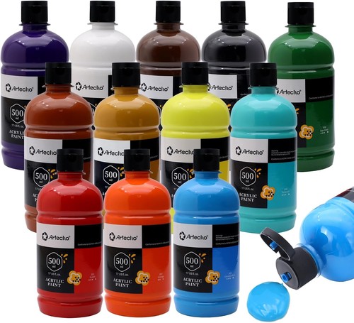 Acrylfarben set 12x500ml - acrylfarben,