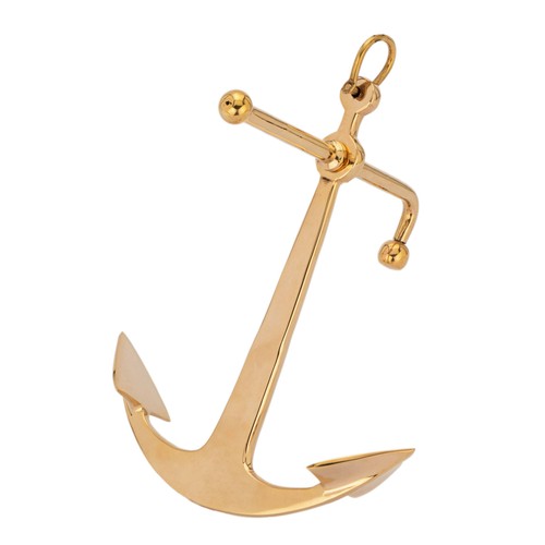 Nautischer stockanker mit - stockanker,