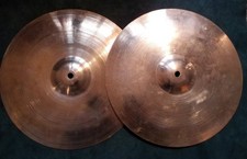 14" Paiste HiHat 2002 Medium ,Made  In Switzerland, pre Serial 1971 Vintage