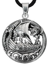 Wikingerschiff Anhänger 925