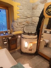 Badezimmer Schrank Vintage 60 er Retro Design Komode Bad Möbel