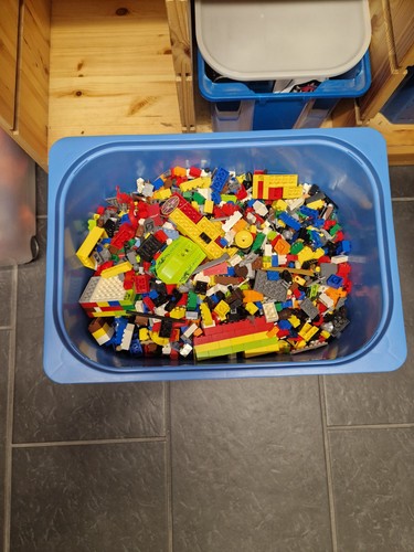 Lego baustein kiste - kiste, mit