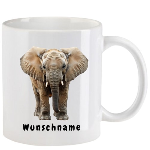 Tasse elefant mit oder - tasse, ohne