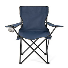 24MOVE® Campingstuhl Klappstuhl Outdoor Angelstuhl Camping faltbar blau RETOURE