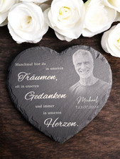 Schieferherz 30x30cm