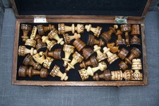 Schachspiel aus Holz 33 x 33cm