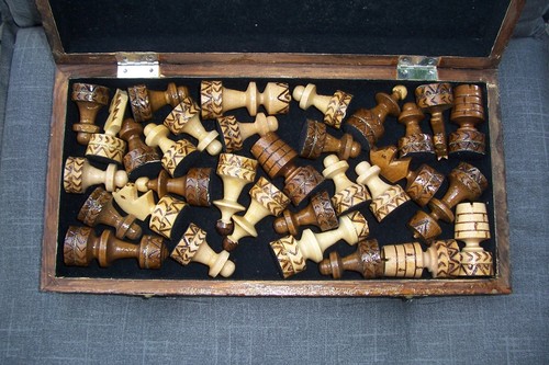 Schachspiel aus holz - schachspiel, 33