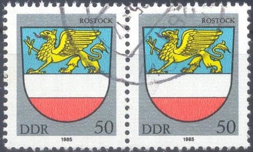 Ddr 1985 2936 - 1985, stadtwappen