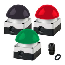 Grobhandtaster Fußtaster Pilztaster Taster Not-Aus Buzzer 1 Schließer + 1 Öffner