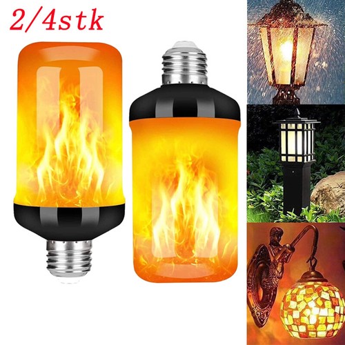 4stk e27 led licht fackel - led, 3