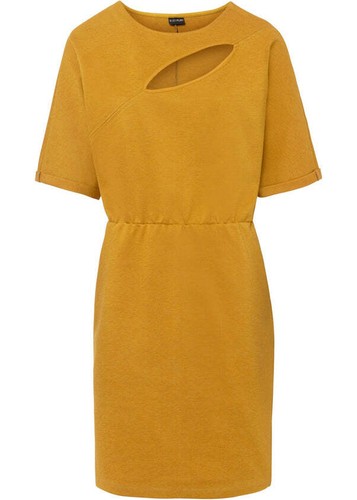 Elegantes sweatkleid mit - elegantes,