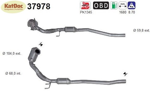 Katalysator für audi q2 - für,