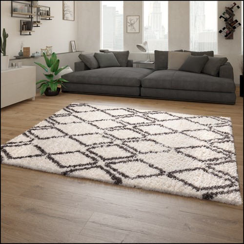 Hochflor teppich wohnzimmer - hochflor,