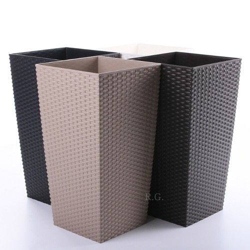 Blumentopf blumenkübel rattan - blumentopf,