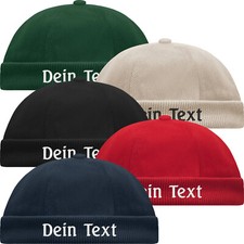 Chef Cap auf Wunsch bestickt mit Name Text Biker Mütze Kappe Basecap Docker Cap